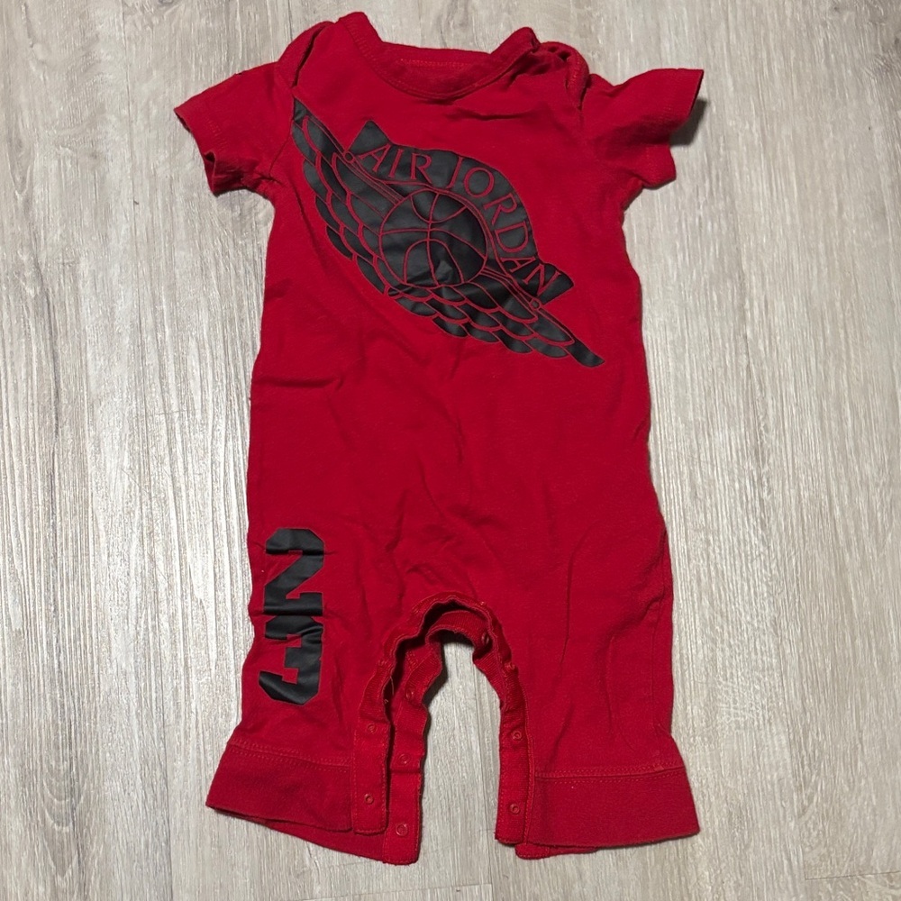 Jordan Red and‎ Black Kids Romper